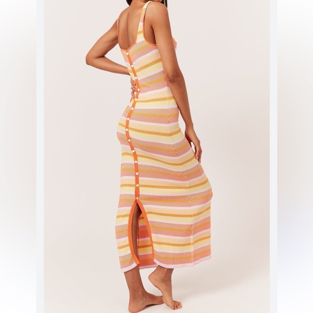 Anthropologie Solid & Striped The Kimberly Dress in Technicolor Mosaic